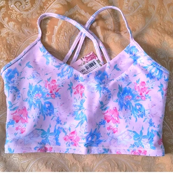 Bandier X Loveshackfancy Cropped Bliss Tank XS - Picture 2 of 6